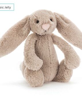 Jellycat Classic Beige Bashful Bunny Plush